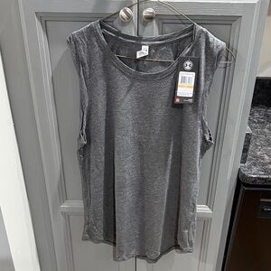 Under Armour Heather Gray Women's Muscle Tee